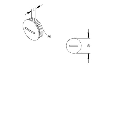 Blindprop M63 messing - 1