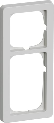 FUGA ramme Baseline 63 2,5 modul lysegrå - 1