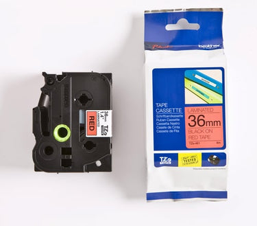 Tape Brother sort/rød TZe 461 36mm - 1