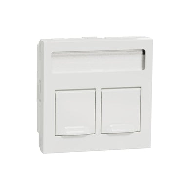 Dataudtag for 2xActassi S1 2 modul plan hvid - 1
