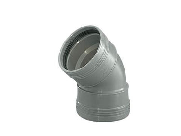 Wafix PLUS PP bøjning 45° x 50 mm grå - 1