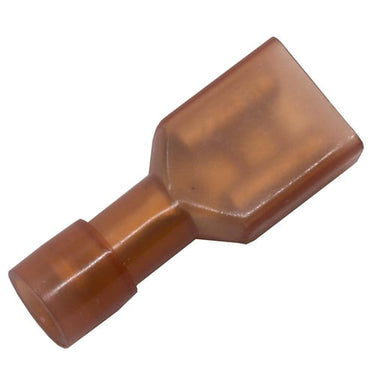 Helisol. ABIKO spademuffe KA1507FLSF-PB 0,5-1,5mm² 6,3x0,8 Rød - 1