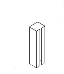 Skinne C35x30x2 l=4000mm - 1