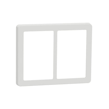 FUGA Base 63 designramme 2x1,5 modul hvid - 1