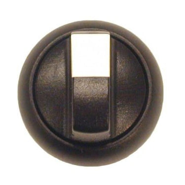 Omskifter knebel 3 stillinger sort fjeder-retur - 1