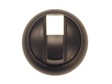 Omskifter knebel 3 stillinger sort fjeder-retur - 1