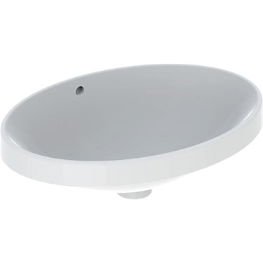 Geberit Variform håndvask 550x400x178mm nedf hvid porcelæn - 1