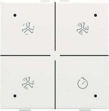 Ventilationstryk med LED white coated NHC - 1