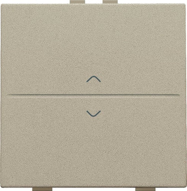 Tangent med pil symboler til 2-tryk champagne coated - 1