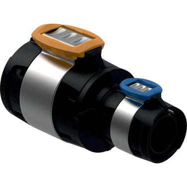 Geberit FlowFit reduktion 63 x 40 mm sort PPSU - 1