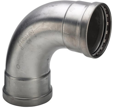 Viega Sanpress Inox XL bøjning 90° 76,1 Rustfritstål/blank 482596 - 1