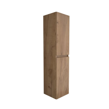 Sanibell Basicline højskab 150x35x35cm grebsfri whiskey eg - 1