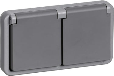 OPUS 74 industri dobbelt stik vandret 2P+DK J LMG-MG - 1