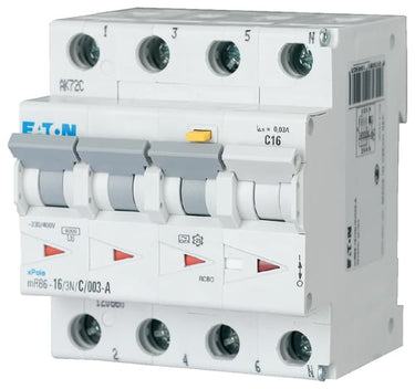 Kombiafbryder 13A 3P+N C 30mA 4M 6KA (HPFI type A)) - 1