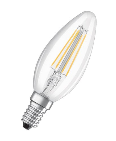 OSRAM LED STAR+ Active&Relax kerte 4W/2700+4000K (40W) E14 filament klar (470 lm) - 1