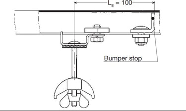 Endeklemme for fladkabel - 1