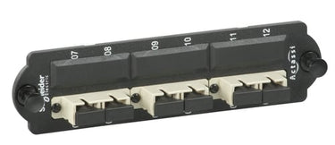 HD montageplade 3xSC duplex multimode (incl adaptore) - 1