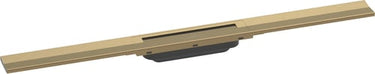 hansgrohe RainDrain Flex kappesæt til flise bruseafløb 800 mm fri mont./kan afkortes børstet bronze PVD - 1