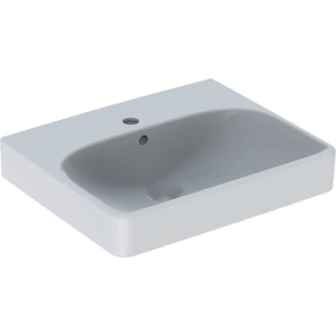 Geberit Smyle håndvask 500x160x410mm t/møbel/bolt hvid porcelæn KeraTect - 1