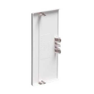 Endestykke TEK-ES161-3 72mm hvid RAL9016 - 1