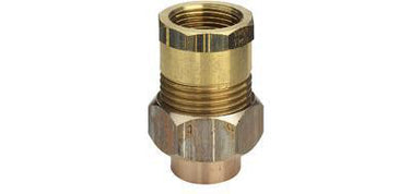 Viega union m/m 15 mm x 3/4" rødgods - 1