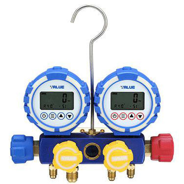 Digital manifold VDG-4-S1 - inklusiv R32 & R410A - 1