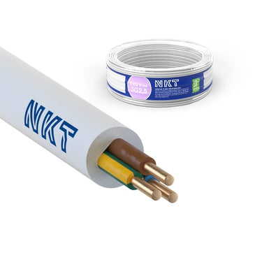 Installationskabel EXQ XTRA Dca 3G2,5 Hvid R50 - 1
