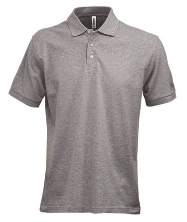 Acode Heavy Poloshirt gråmeleret 3XL - 1