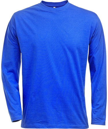 T-shirt Langeærmer Kongeblå Str M - 1