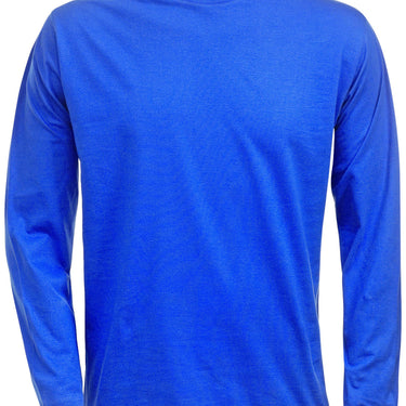 T-shirt Langeærmer Kongeblå Str L - 1