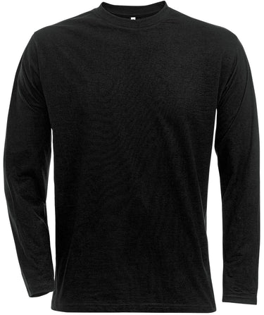T-shirt Langeærmer Sort Str 2XL - 1