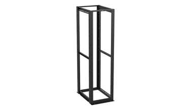 19" 4 punkts gulvstativ 45U 591x762x2134mm for 12-24 skruer - 1