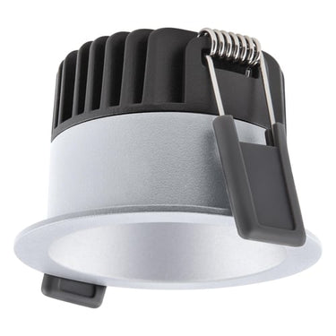 LEDVANCE Spot Darklight multi lumen DIM IP44 680lm 8W/930 sølv UGR19 36° - 1