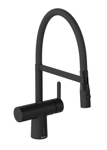 Damixa Silhouet Touchless Pro køkkenarmatur 223mm m/flex tud mat sort - 1