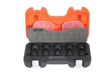Bahco slagtoppesæt 1/2" 10-19mm K 10 styk - 1