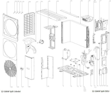 Trykregulering - 12-16kW Split/Monoblok - 1