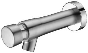 Loggere aftapventil TEMPO WI 110 mm selv-lukkende væg rustfri - 1