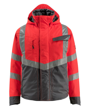 Mascot vinterjakke 15535 hi-vis rød/antracit str L - 1