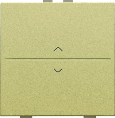 Tangent med pil symboler til 2-tryk gold coated - 1