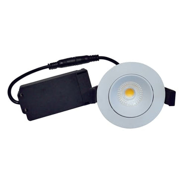 Velia Low Profile Downlight 5,5W 2700K mat hvid rund - 1