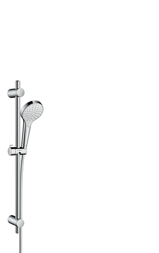 hansgrohe MySelect S 1jet brusersæt hvid/krom 65cm DIY - 1