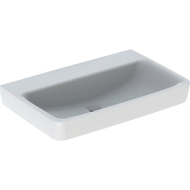 Geberit Renova Plan håndvask 750 x 480 x 185 mm hvid porcelæn KeraTect - 1