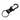 KEY-BAK nøgleholder 8200 med Ø32 mm ring og karabinkrog - 2
