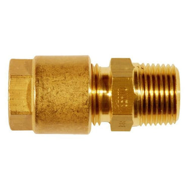 SO40041-3/8-3/8 messing overgang 3/8" x 3/8" NPT - 1