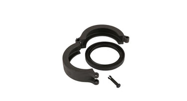 Henco SUPER SIZE beslag PE sort 90/110 mm - 1