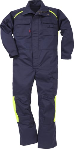 Fristads flame svejse kedeldragt 100338 marine M - 1