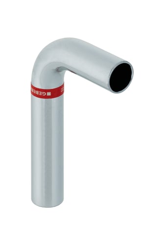 Geberit Mapress bøjning FZ 90° 22mm nippel/nippel - 1