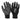 Emberiza PU handske sort 108 str 11 - 1