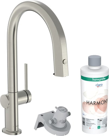 hansgrohe Aqittura M91 FilterSystem 210 udtrækstud 1jet Starter Set rf stål finish - 1