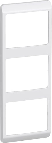 OPUS 66 ramme kombi 3 modul lodret hvid - 1